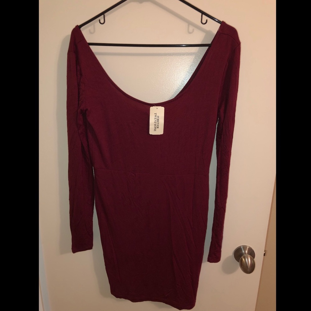 Forever21 Burgundy Dress